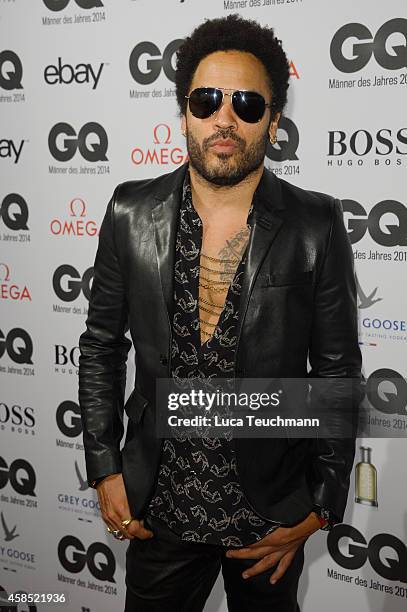 Lenny Kravitz arrives at the GQ Men of the Year Award 2014 at Komische Oper on November 6, 2014 in Berlin, Germany.