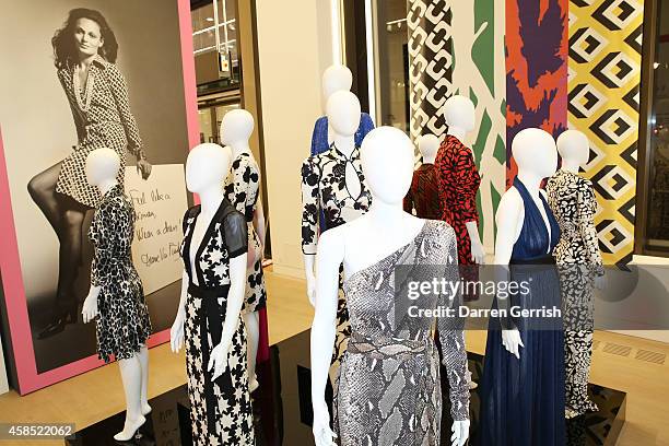 General Viewduring the cocktail party hosted in honour of Diane von Furstenberg: Journey Of A Dress on November 6, 2014 in London, England.