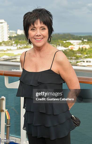 Joyce DeWitt attends Love Boat Cast Christening Of Regal Princess Cruise Ship at Port Everglades on November 5, 2014 in Fort Lauderdale, Florida.