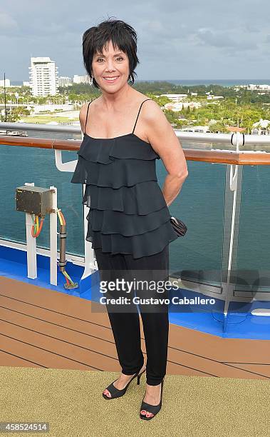 Joyce DeWitt attends Love Boat Cast Christening Of Regal Princess Cruise Ship at Port Everglades on November 5, 2014 in Fort Lauderdale, Florida.