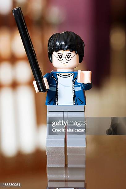 harry potter minifigure - harry potter glasses stock pictures, royalty-free photos & images