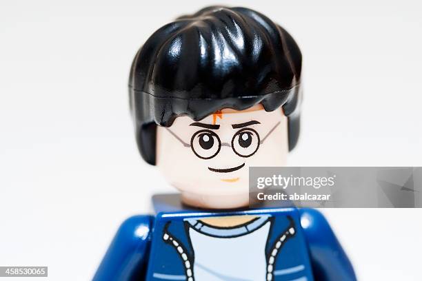 harry potter minifigure - universal orlandos a celebration of harry potter media event stockfoto's en -beelden