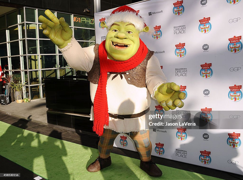 Khloe Kardashian Visits "Adventure To Santa" A DreamWorks DreamPlace