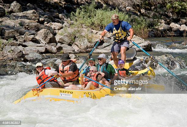 idaho" - whitewater rafting photos et images de collection