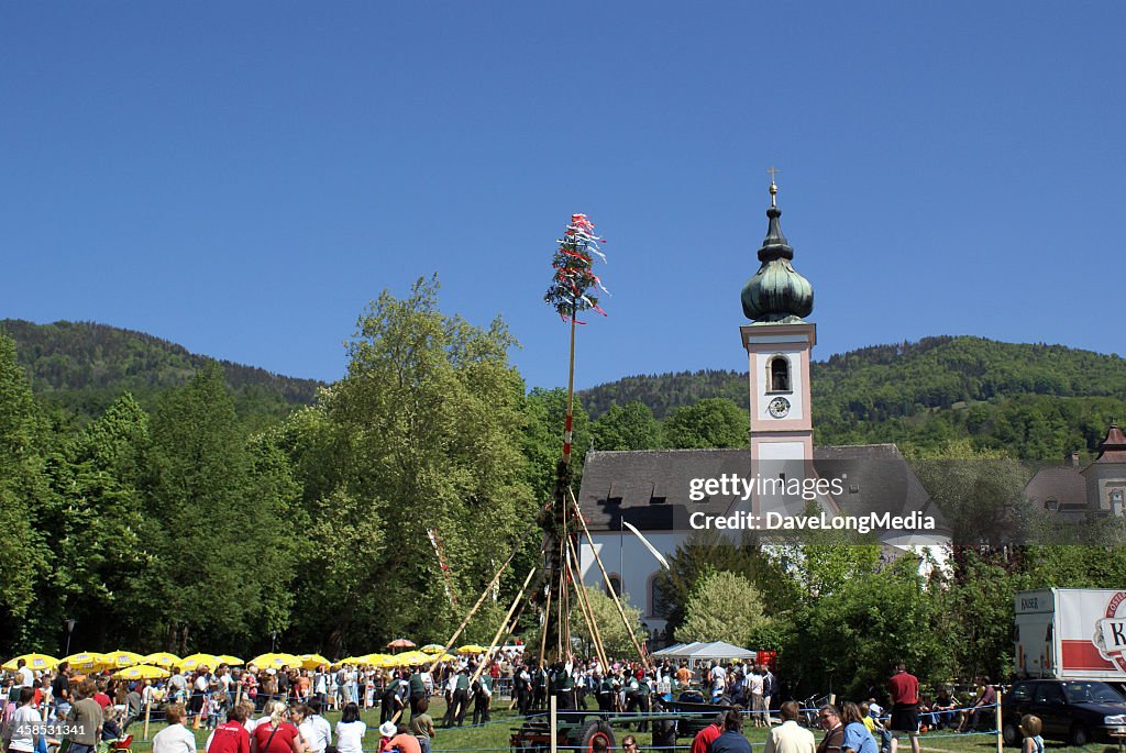 Austrian Maypole Maypole Festival In Austria High-Res Stock Photo - Getty Images