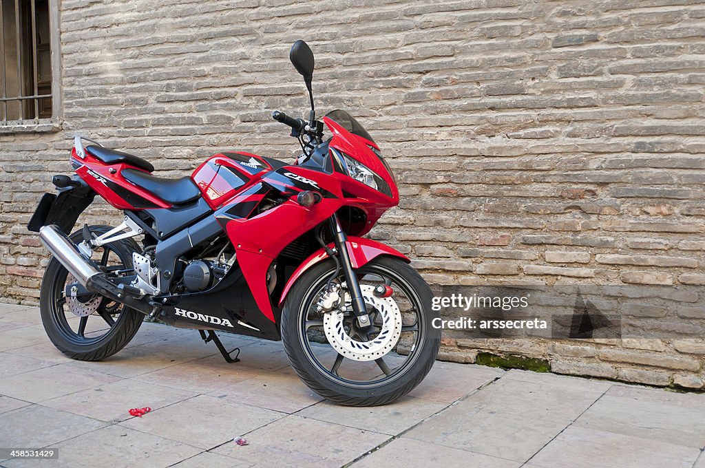 Honda CBR125 motorbike