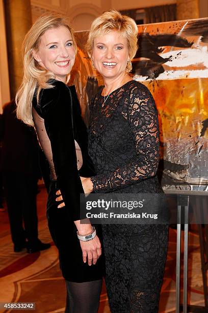 Jette Joop and Carola Ferstl attend the 'Chaim Sheba Medical Center' Gala on November 06, 2014 in Berlin, Germany.