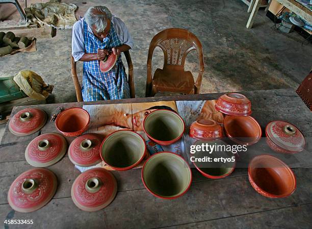 pottery wheel - ceramic stock pictures, royalty-free photos & images