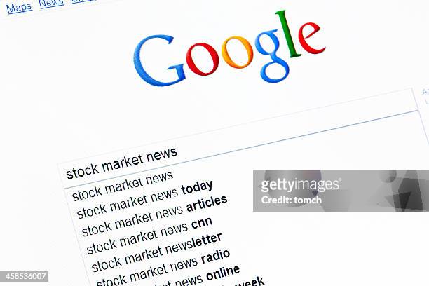 stock market news search string - search bar stock pictures, royalty-free photos & images