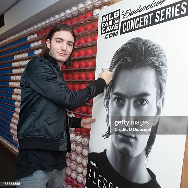 Alesso attends the 2014 MLB Fan Cave Concert Series at MLB Fan Cave on November 6, 2014 in New York City.