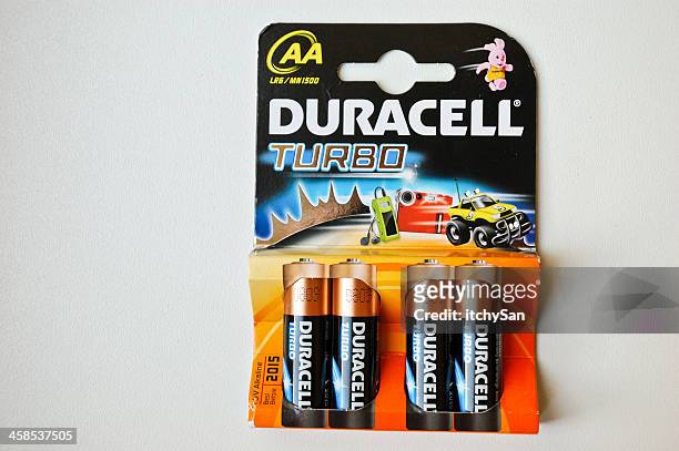 duracell turbo aa batteries - duracell 個照片及圖片檔