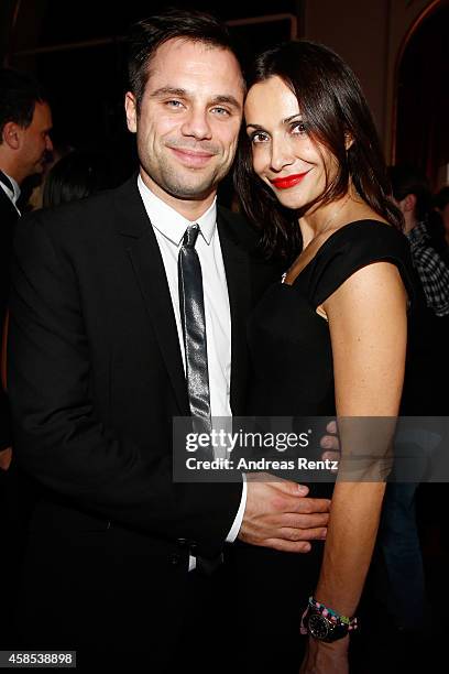 Ole Tillmann and Anita Tillmann are seen at the after show party of the GQ Men Of The Year Award 2014 after show party at Komische Oper on November...