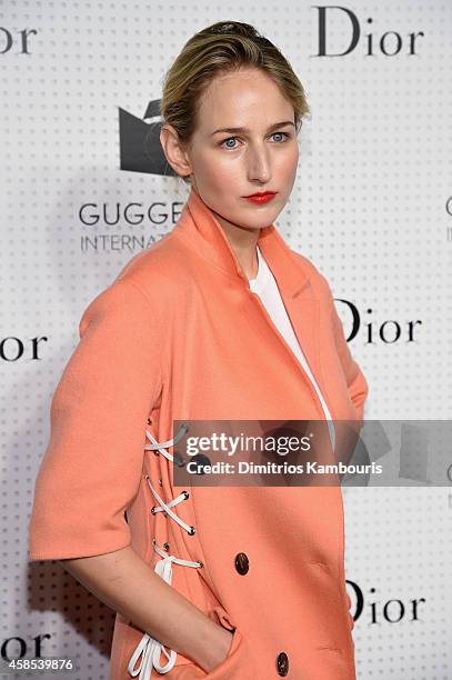 Leelee Sobieski attends the Guggenheim International Gala Dinner made possible by Dior on November 6, 2014 in New York City.