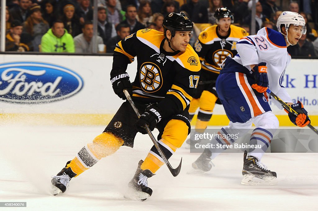 Edmonton Oilers v Boston Bruins