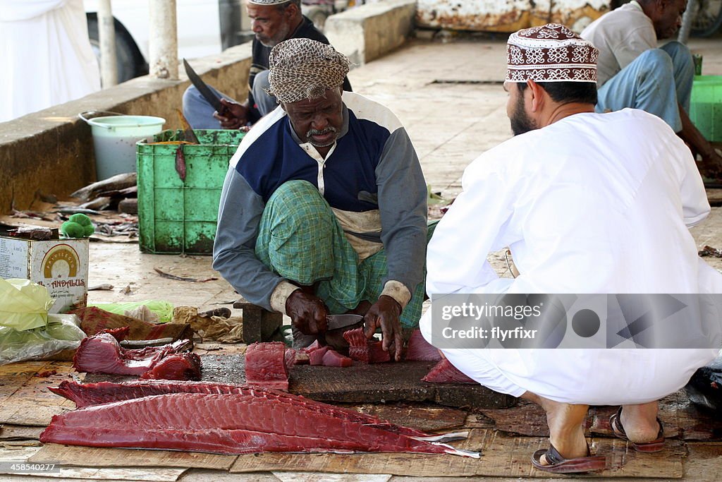 Fisherman in Oman - Catch of the Day