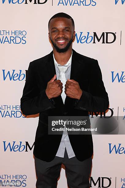 Violinist Lee England Jr. Attends the 2014 Health Hero Awards hosted by WebMD at Times Center on November 6, 2014 in New York City.