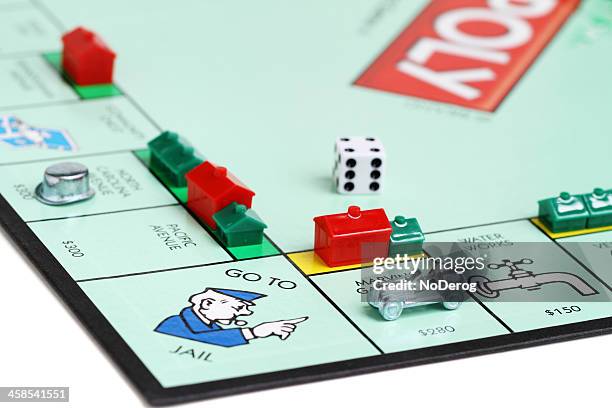 monopoly go to jail - monopoly go stockfoto's en -beelden