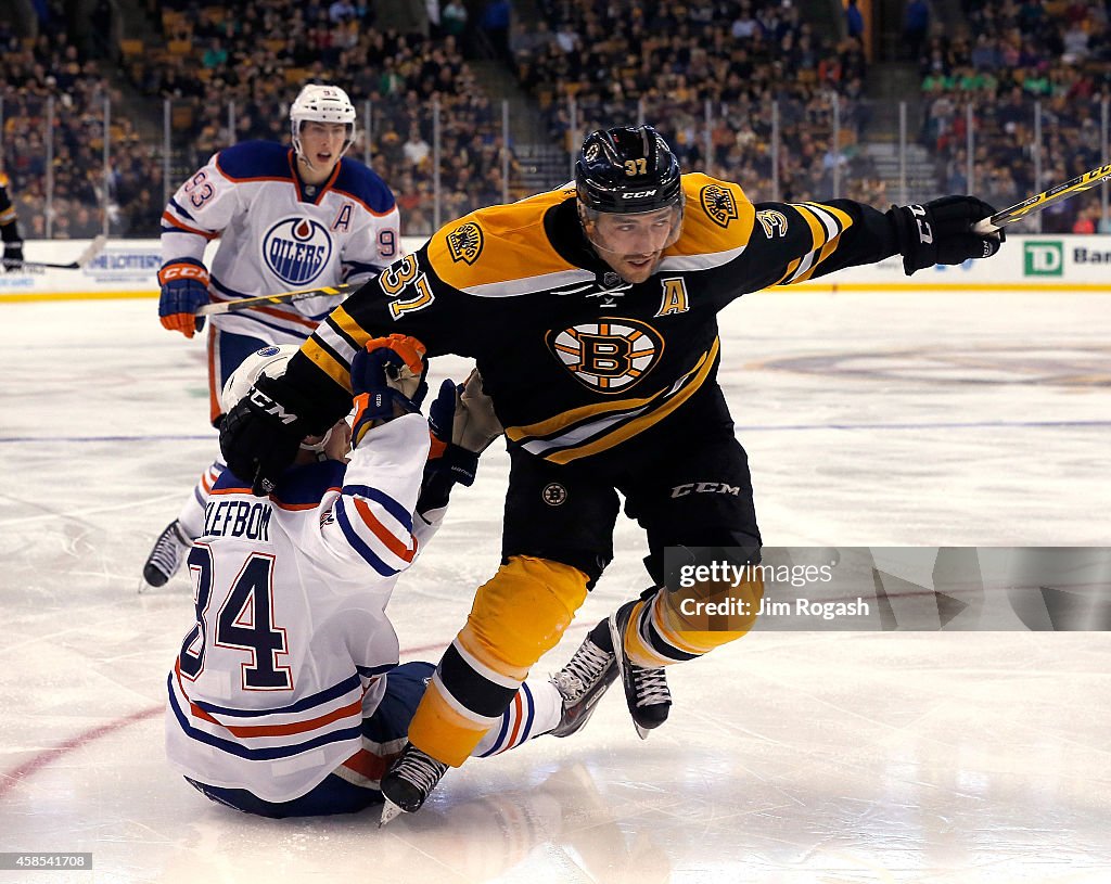 Edmonton Oilers v Boston Bruins