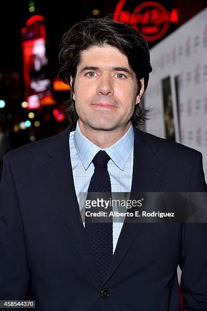 Writer/director J.C. Chandor attends AFI FEST 2014 presented by Audi opening night gala premiere of A24's "A Most Violent Year" at Dolby Theatre on...