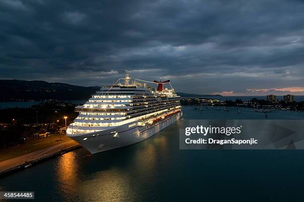 carnival magic in montego bay - montego bay stock pictures, royalty-free photos & images