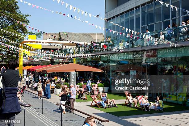 southbank centre, festival of britain 60th anniversary celebrations - south bank london stock pictures, royalty-free photos & images