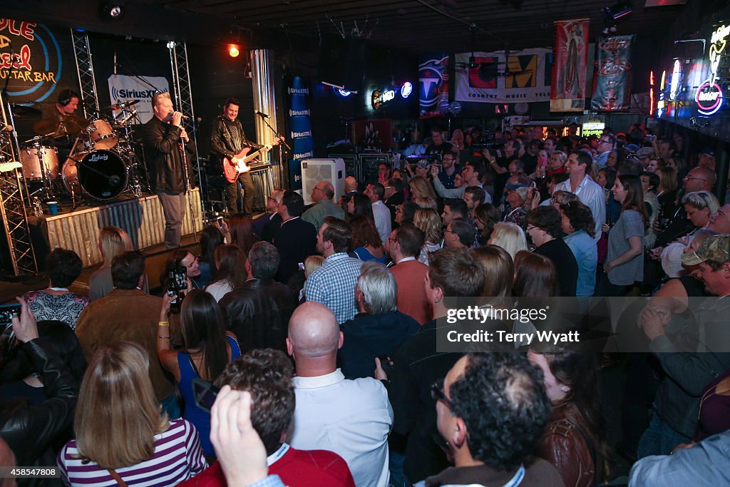 Rascal Flatts Perform Private Concert For SiriusXM Listeners At Fiddle & Steel Guitar Bar In Legendary Printer's Alley In Nashville; Performance Airs Live On SiriusXM's  Y2Kountry Channel