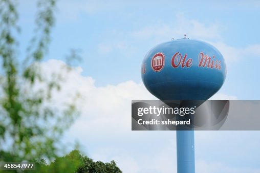 Ole Miss water tower on campus Ole Miss water tower on campus