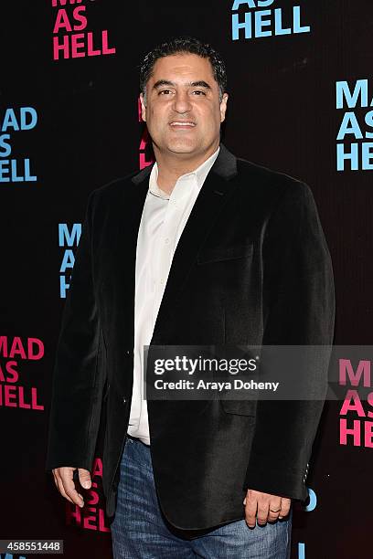 Cenk Uygur attends the The Young Turks Documentary "Mad as Hell" Los Angeles Premiere at Harmony Gold Theatre on November 6, 2014 in Los Angeles,...