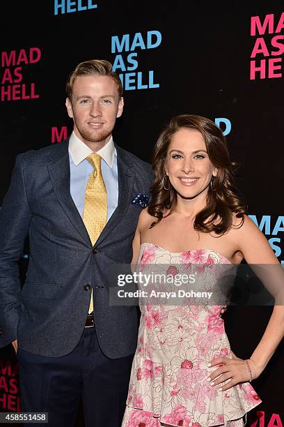 Francis Maxwell and Ana Kasparian attend the The Young Turks Documentary "Mad as Hell" Los Angeles Premiere at Harmony Gold Theatre on November 6,...