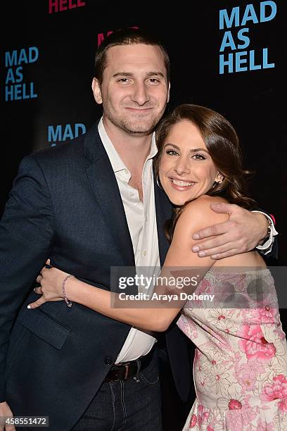 John Ladoral and Ana Kasparian attend the The Young Turks Documentary "Mad as Hell" Los Angeles Premiere at Harmony Gold Theatre on November 6, 2014...