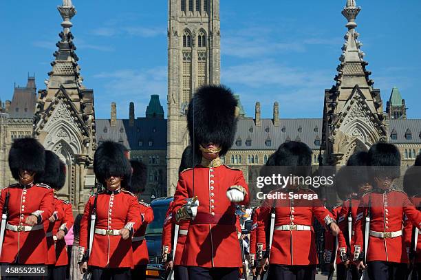 military parade - parliament hill ottawa stock pictures, royalty-free photos & images