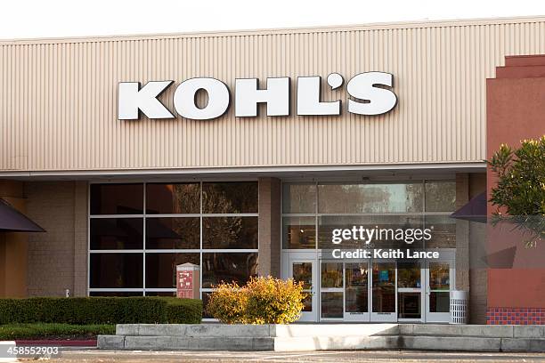 kohl's retail store - kohls stock pictures, royalty-free photos & images