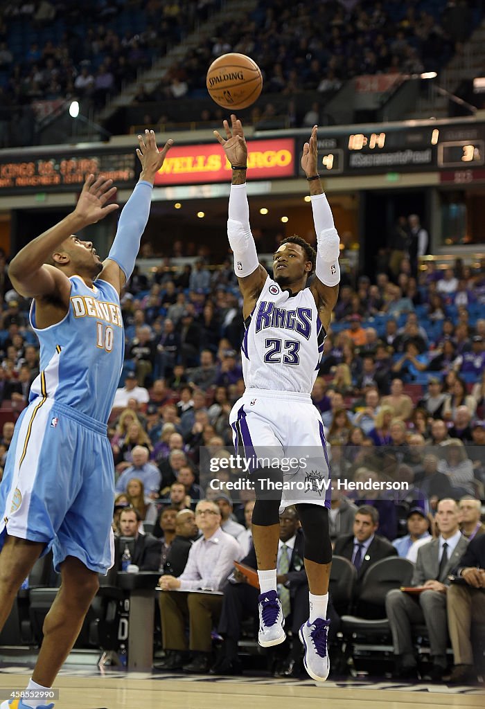 Denver Nuggets v Sacramento Kings