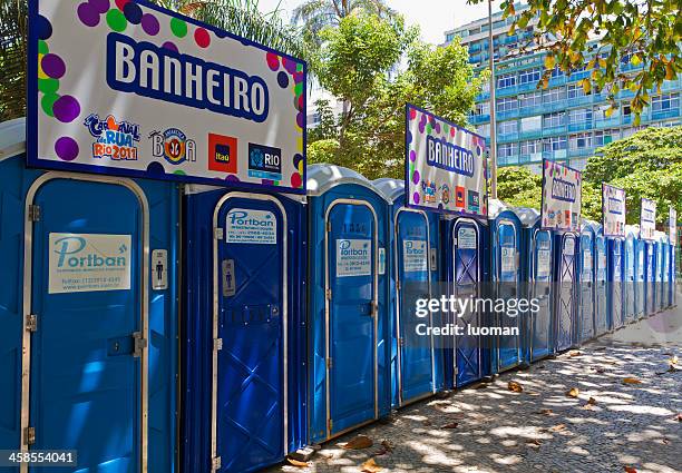 public restrooms - carnival time in rio de janeiro - öppet skåp bildbanksfoton och bilder