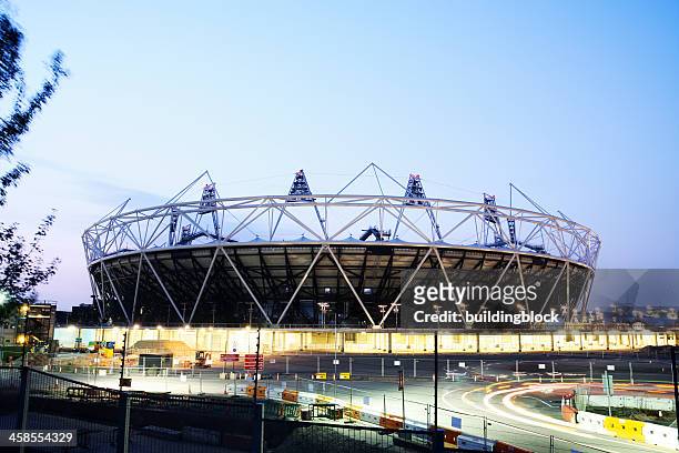 stadio olimpico di londra 2012 - parco olimpico stabilimento sportivo foto e immagini stock