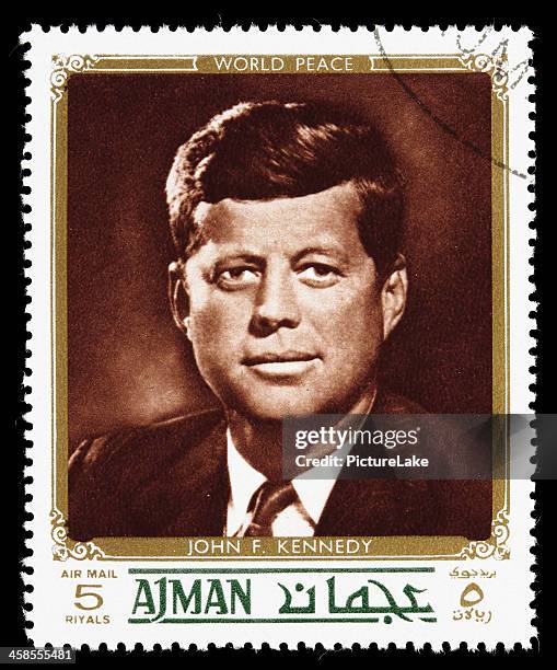 世界平和のジョン・f ・ケネディ郵便切手 - ジョン・f・ケネディ ストックフォトと画像