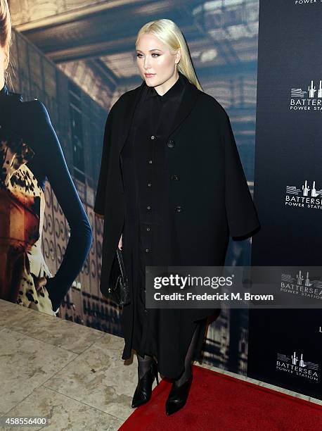 Actress/Model Hayley Hasselhoff attends the Battersea Power Station Global Launch Party in Los Angeles at The London Hotel on November 6, 2014 in...