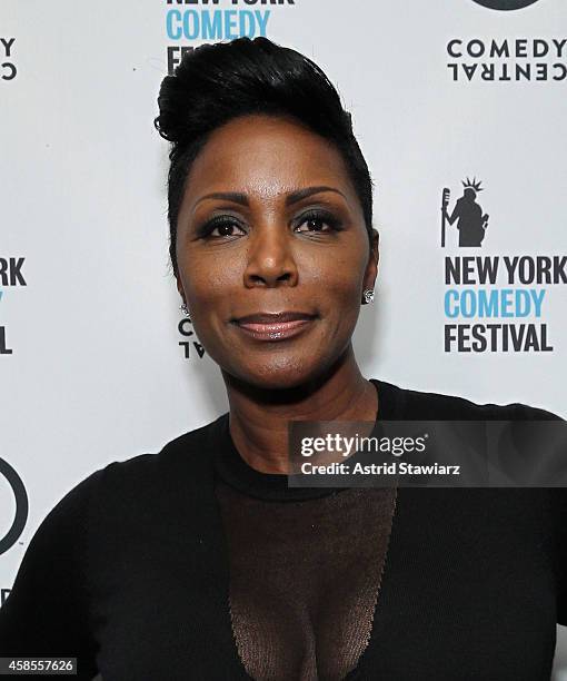 Comedian Sommore attends The New York Comedy Festival Annual Kick-Off Party on November 6, 2014 in New York City.