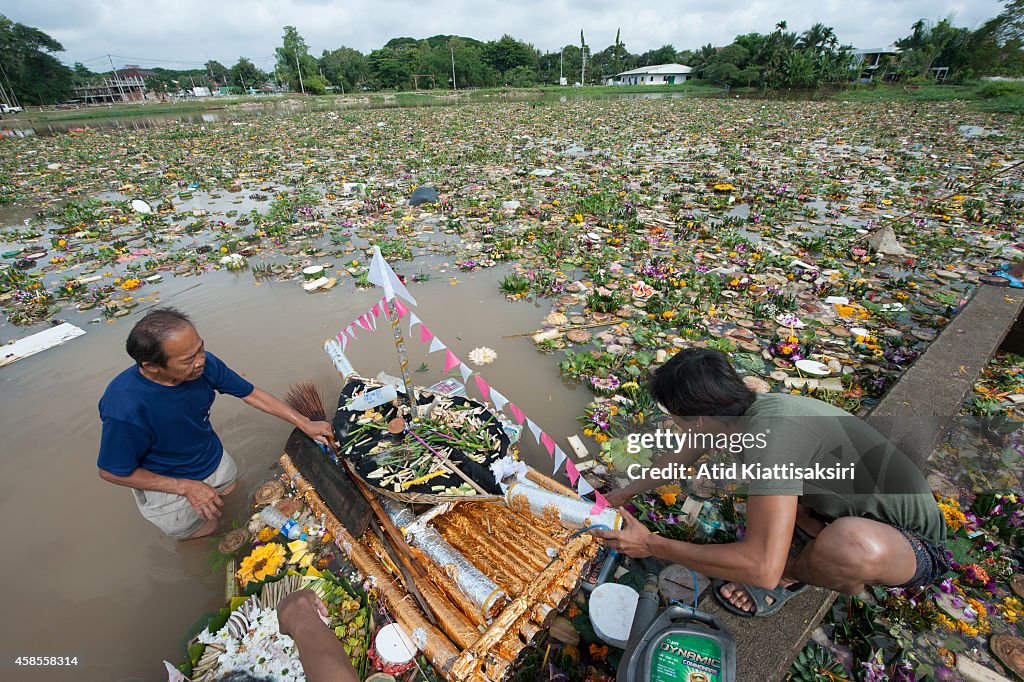 Loy Krathong Festival Causes River Pollution