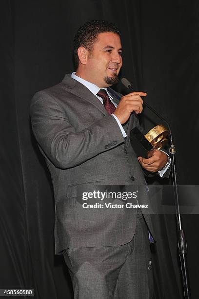 Manolo Banos is seen during the GQ Men Of The Year Award 2014 on November 6, 2014 in Mexico City, Mexico.