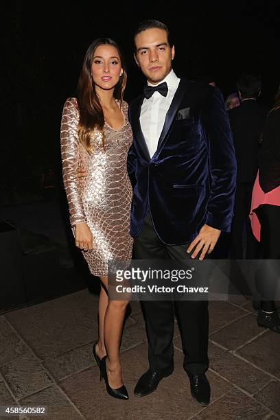 Sofía Sisniega and Vadhir Derbez are seen during the GQ Men Of The Year Award 2014 on November 6, 2014 in Mexico City, Mexico.