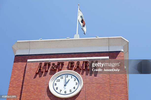 at&amp;t park - at_amp_t park stock pictures, royalty-free photos & images