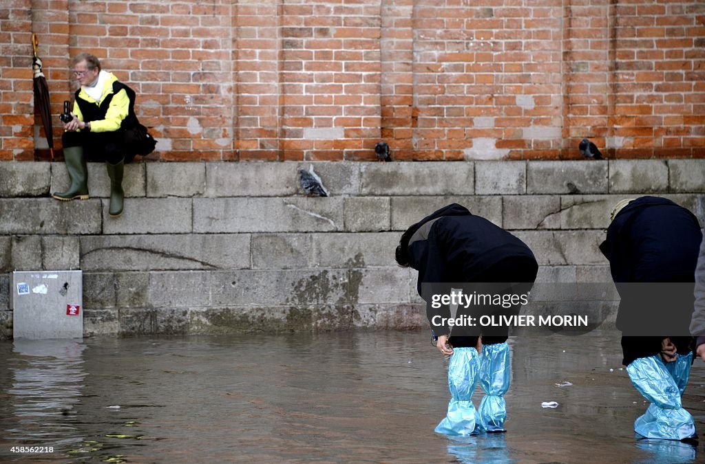 ITALY-WEATHER-VENICE-TIDE-FLOOD