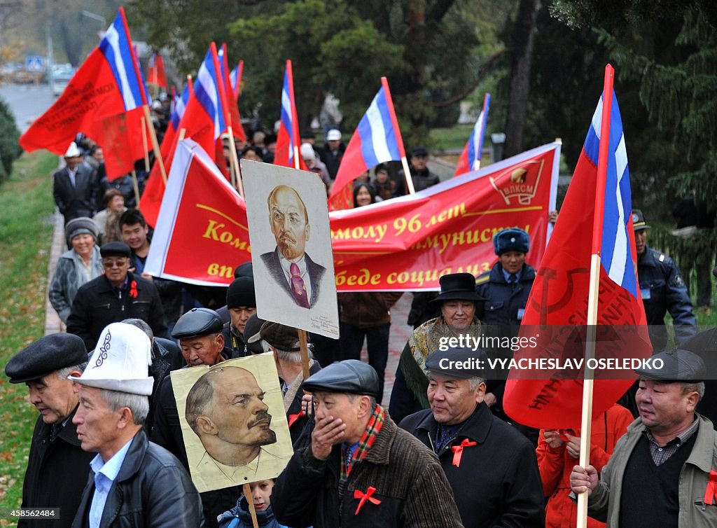 KYRGYZSTAN-POLITICS-HISTORY-COMMUNIST-RALLY