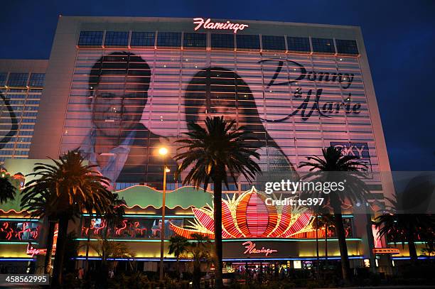 flamingo las vegas hotel - flamingo las vegas stockfoto's en -beelden