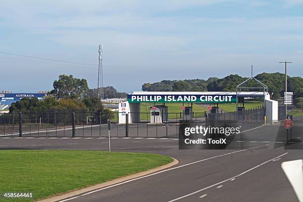 circuito do grande prémio da ilha phillip - phillip island grand prix circuit imagens e fotografias de stock