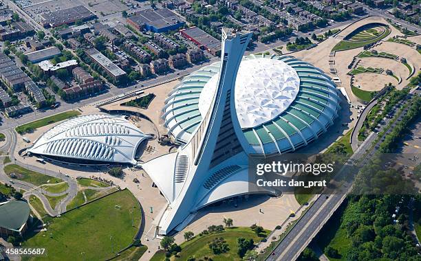 estádio olímpico de montreal - estádio-olímpico-estádio - fotografias e filmes do acervo