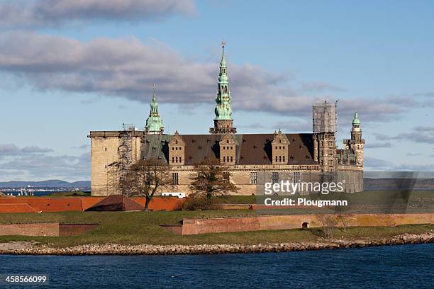 kronborg castle in elsinore - kronborg castle bildbanksfoton och bilder