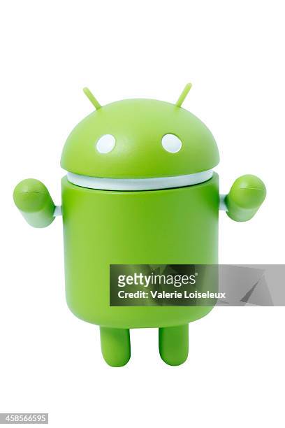 google android robot mascot - android stock pictures, royalty-free photos & images
