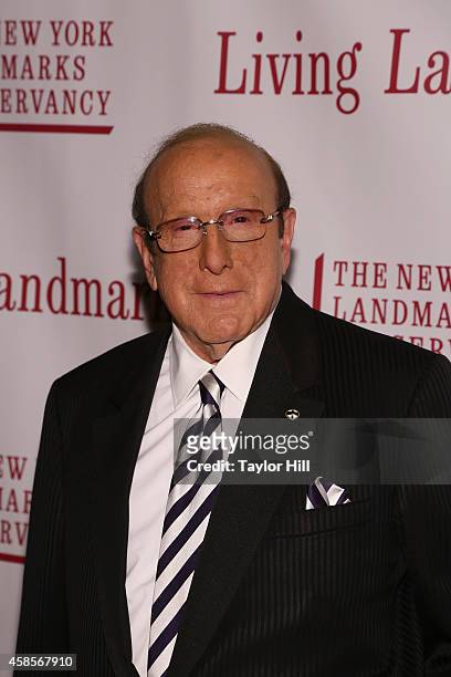 Clive Davis attends the 21st Annual Living Landmarks Ceremony at The Plaza Hotel on November 6, 2014 in New York City.